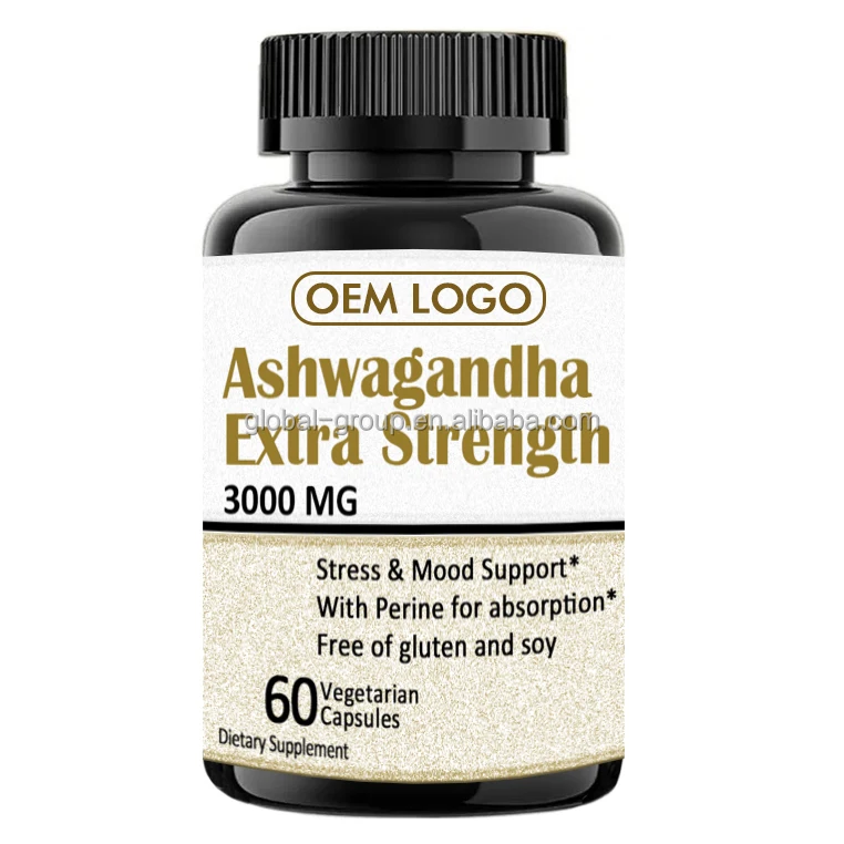 OEM Organic Maca Extract Capsules Herbal Dietary Supplement Black Maca Root Powder Capsules