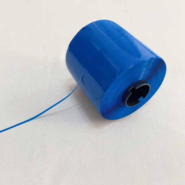 Customizable LOGO Inner Diameter 30mm PET Blue Tear Strip Tape for Sealing Packaging Boxes