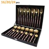 Oro + Rosa 24 PCs con caja de madera