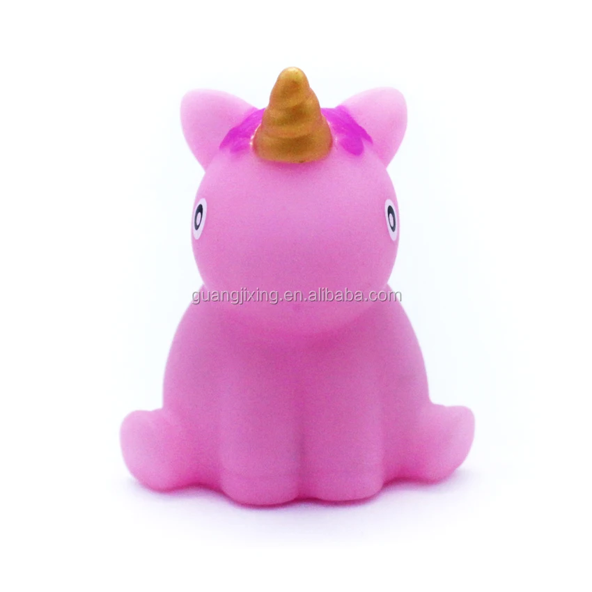 Плавающая игрушка для ванны нового дизайна светящаяся в виде единорога