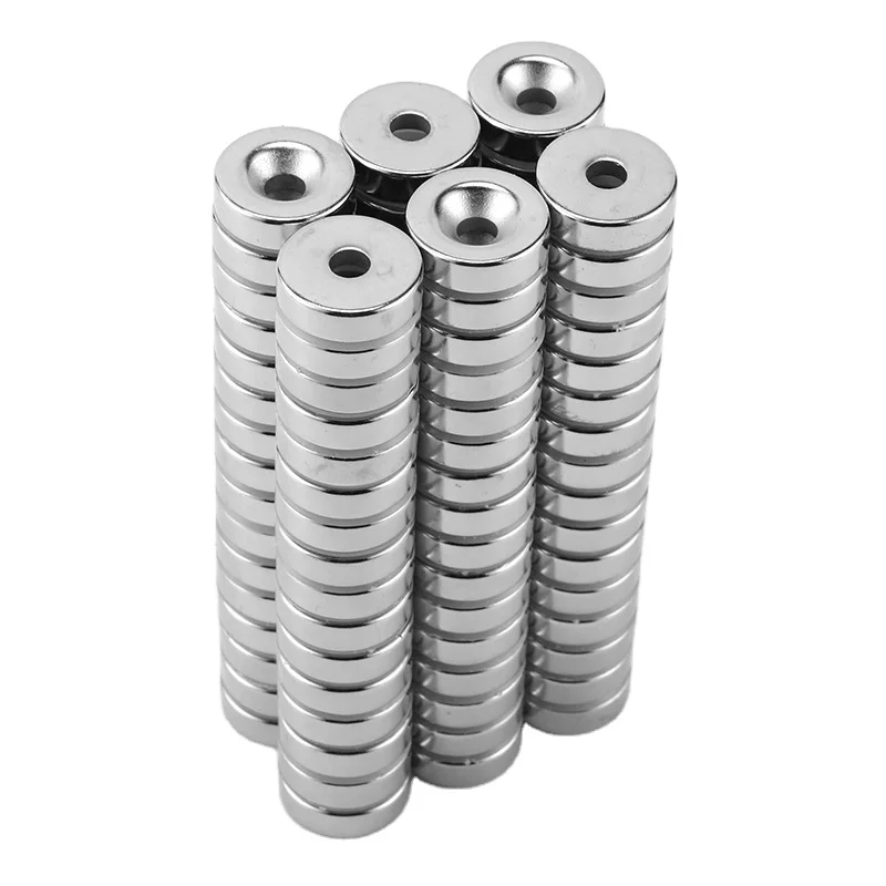 Strong Neodymium Disc Rare Earth Magnets with Hole