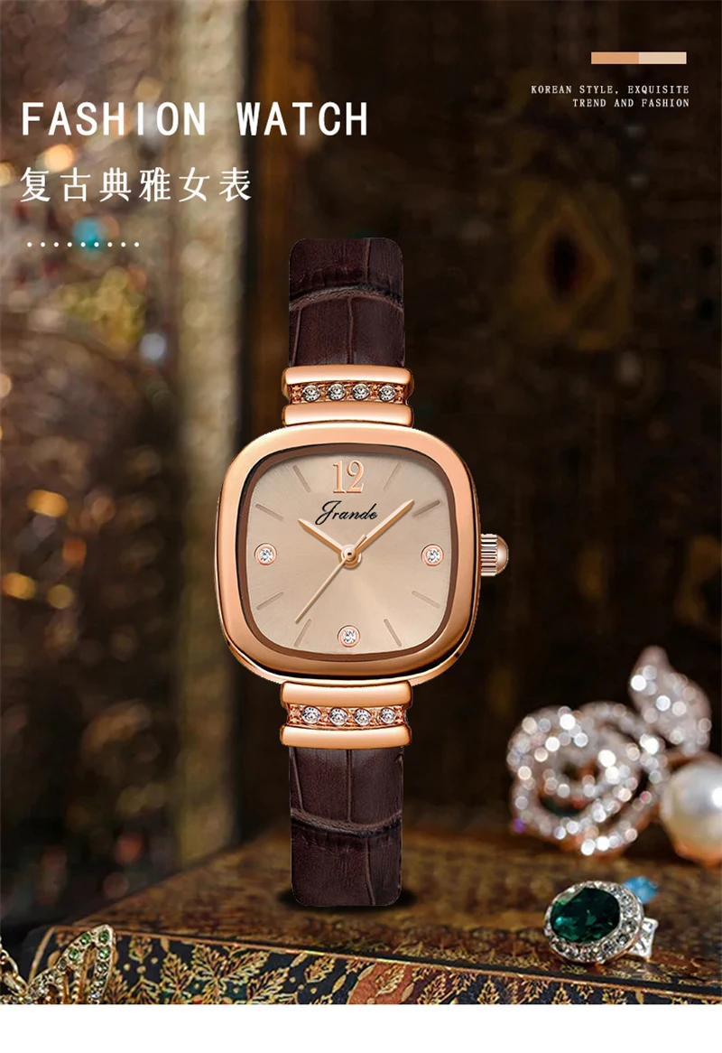 Reloj Con Correa De Cuero Para Mujer,Nuevo Accesorio De Pulsera De Cuarzo  Con Esfera Cuadrada,Estilo Informal,2021 - Buy Reloj De Mujer,Damas  Cuadrado Reloj,Vestido Relojes Product on Alibaba.com