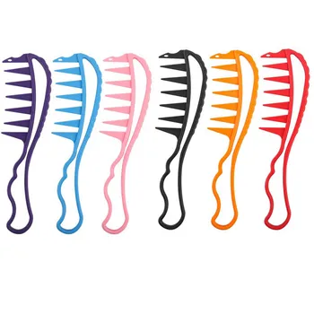 Wide Tooth Comb Anti-static Large Tooth Detangling Comb Care Handgrip Styling Combs for Curly Dry Wet Long Thick Hair