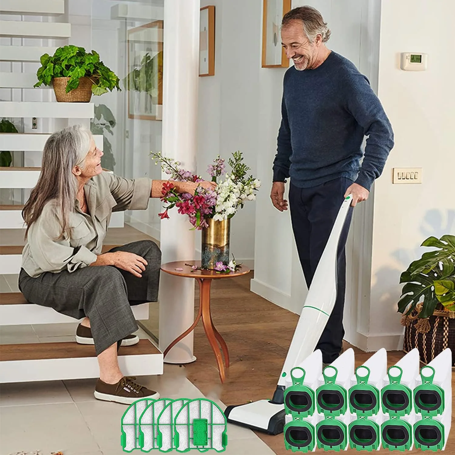 Vorwerk Kobold VB100 Cordless Vacuum Cleaner Bags - Manual Power