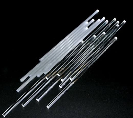 High Purity Quartz Ceramic Rod for High-Temperature Industrial Heating Application  Stirring Rod for Metal Melting Jewelry Tools