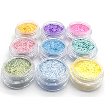 Cosmetic mica powder loose shimmer powder dye glittering iridescent pigment for eye face body highlighter makeup