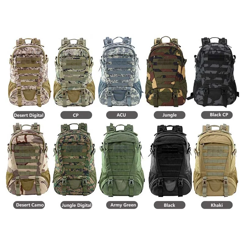 Waterproof Outdoor Travel Sports Gym Bag Camping Climbing Tactical Laptop Backpack manufacture