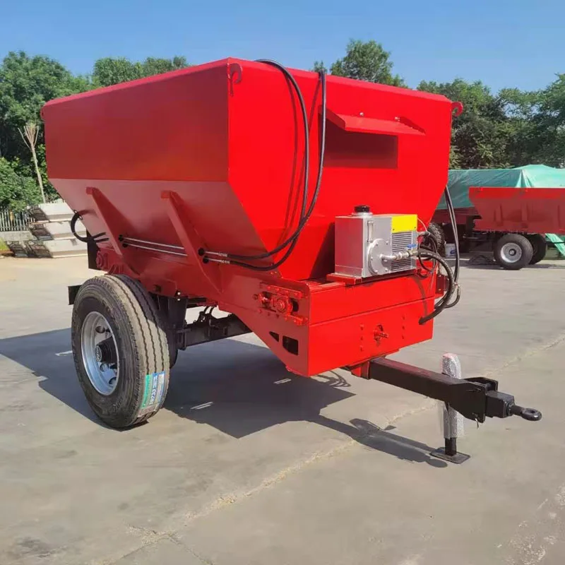 Chicken Manure Stainless Steel Fertilizer Spreader Tractor Organic