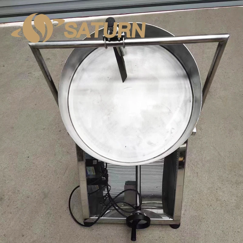 Low Price Electric Automatic with Spray System and Heater Simple Color Tablet Pan Coating Machine