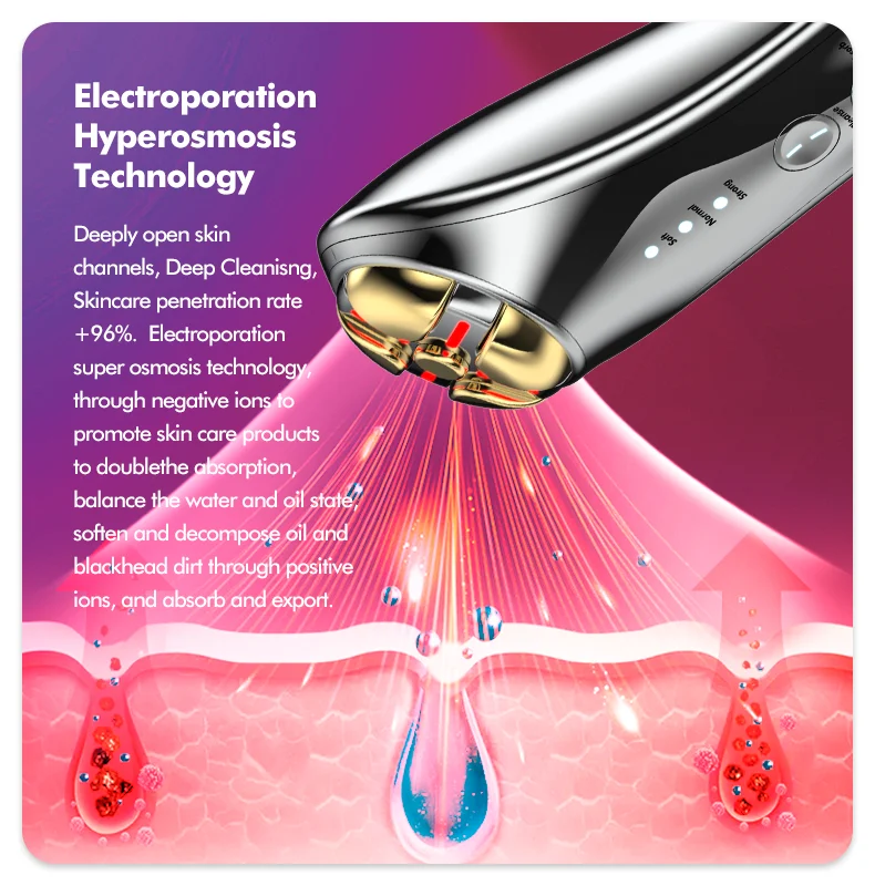 24K Gold Plated Microcurrent Device New Design USB Plug Nickel-Free Face Lifting Skin Tightening Machine Probes for Face Lift
