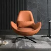 Rotazione a 360° - Pelle in microfibra rosso-marrone + pedale