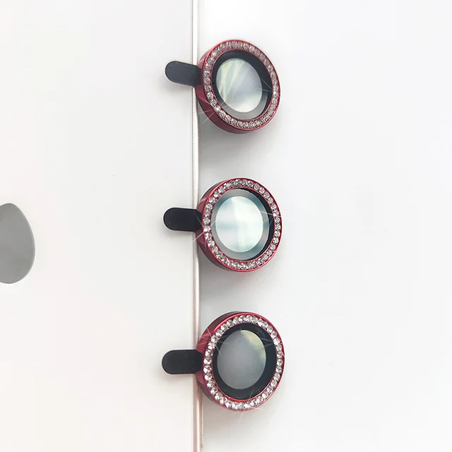 For iPhone 13 Back Camera Lens Screen Protector for IPhone14 3D Diamond Glitter Lens Protective Decoration Sticker Cover New