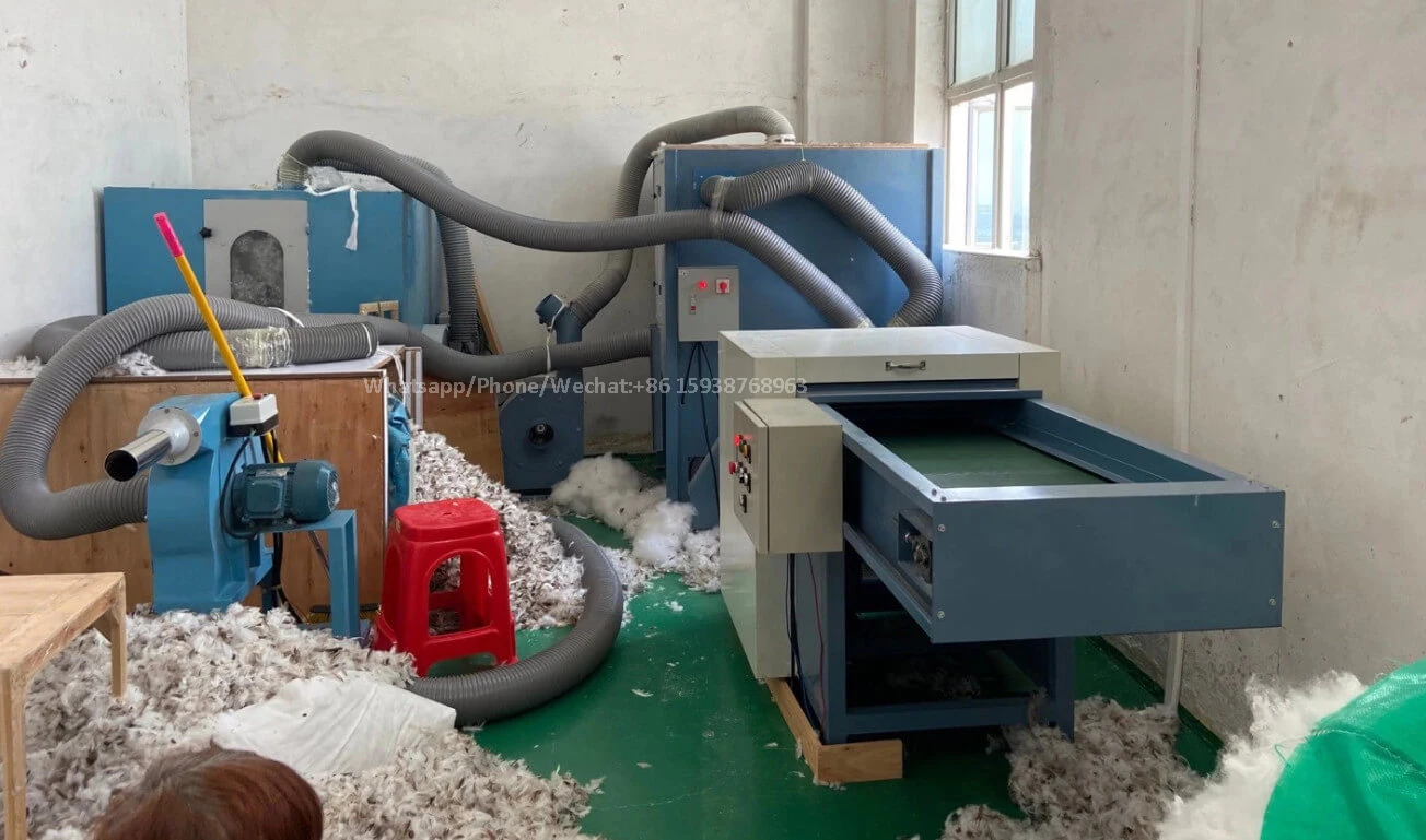 Commercial Pp Cotton Polyester Fiber Wool Opener Carding Opening