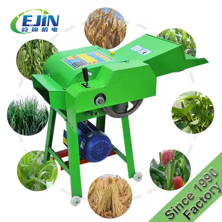 China Hot Sale Electric Agricultural and Fodder Chaff Cutter Machine Grass  Powder Grass Chopper Machine Animals Feed