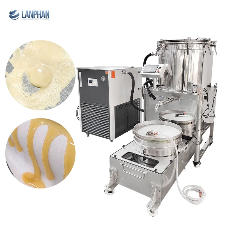 vortex Ice Bubble Water Washing Separator Solventless Extraction Machine
