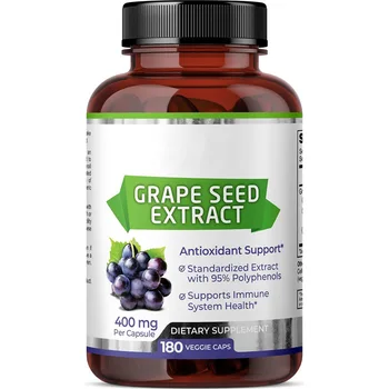 OEM Natural Grape Seed Oil Capsules Boost Immunity Grape Seed oil Softgel Capsules for Anti aging Whitening