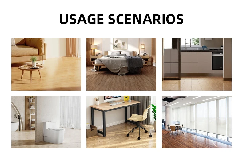 Customizable Fire Retardant SPC Click Flooring with 3D Model Design for Modern Indoor Hotel Applications