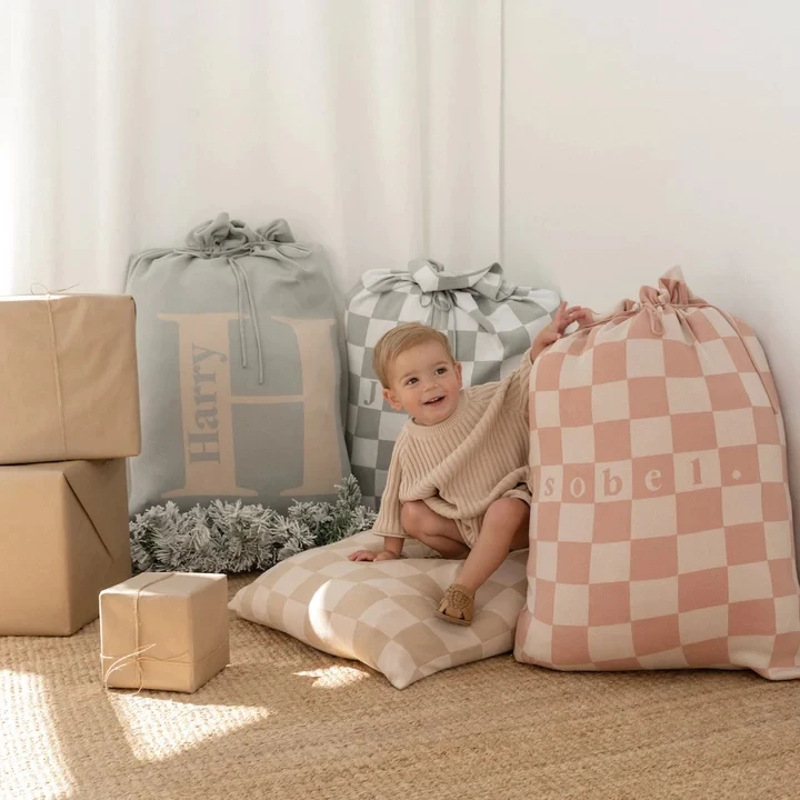 Сублимационный бархатный мешок с принтом