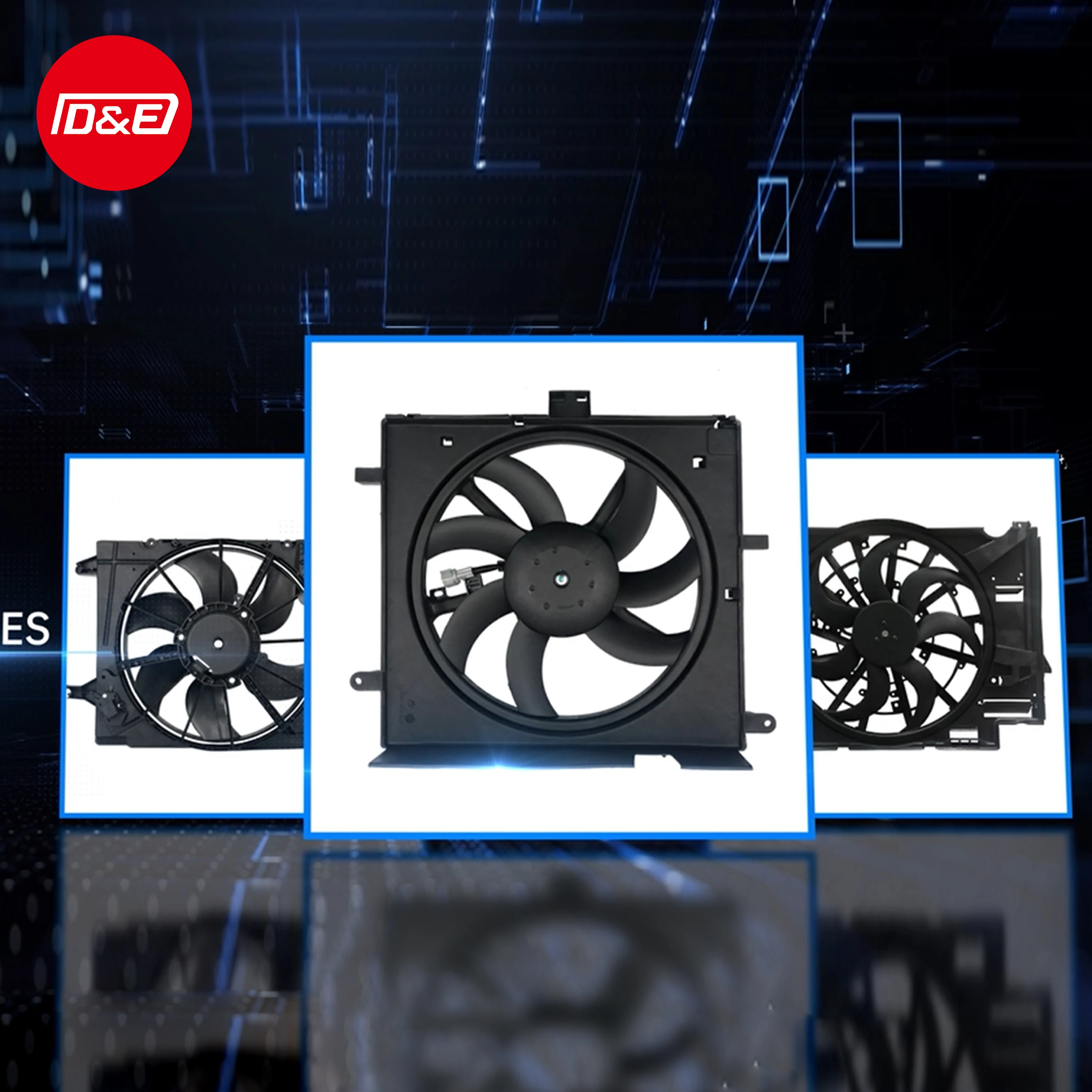 Radiator Cooling Fan Carbon Brush With Control 5m5h8c607ad For American