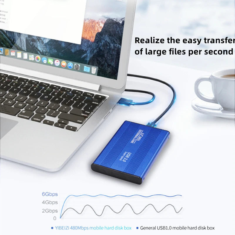 Новый корпус для жесткого диска, пластиковый внешний жесткий диск с USB на SATA, корпус для жесткого диска, корпус 2,5 USB 3,0, корпус в наличии, корпус Hd Externo на заказ