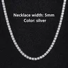 5mm Silver Necklace