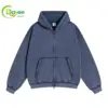NAVY-blank hoodie