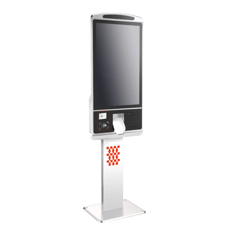 Mini Electron Desktop Wall Mounted Android Bill Acceptor Bank Cash Payment Termin One Screen Kiosk with Card Reader