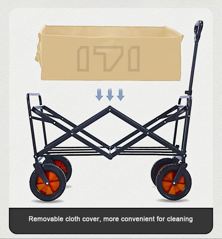 Hand Carts & Trolleys Garden Cart Folding Wagon Foldable Folding Carts