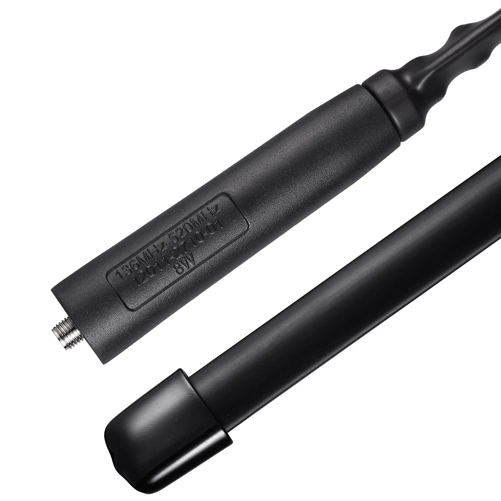 Superbat Antenna Per Walkie-Talkie Baofeng UV-5R – Dual Band 136-470 MHz, 30,5 Cm In Fibra Di Vetro Con Connettore SMA Femmina