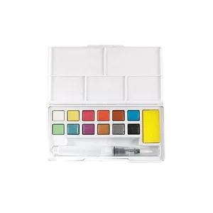 Hot Selling 12 Metallic Colors Watercolor Paint Set