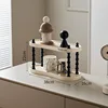 Oval - Two layers - Cream color