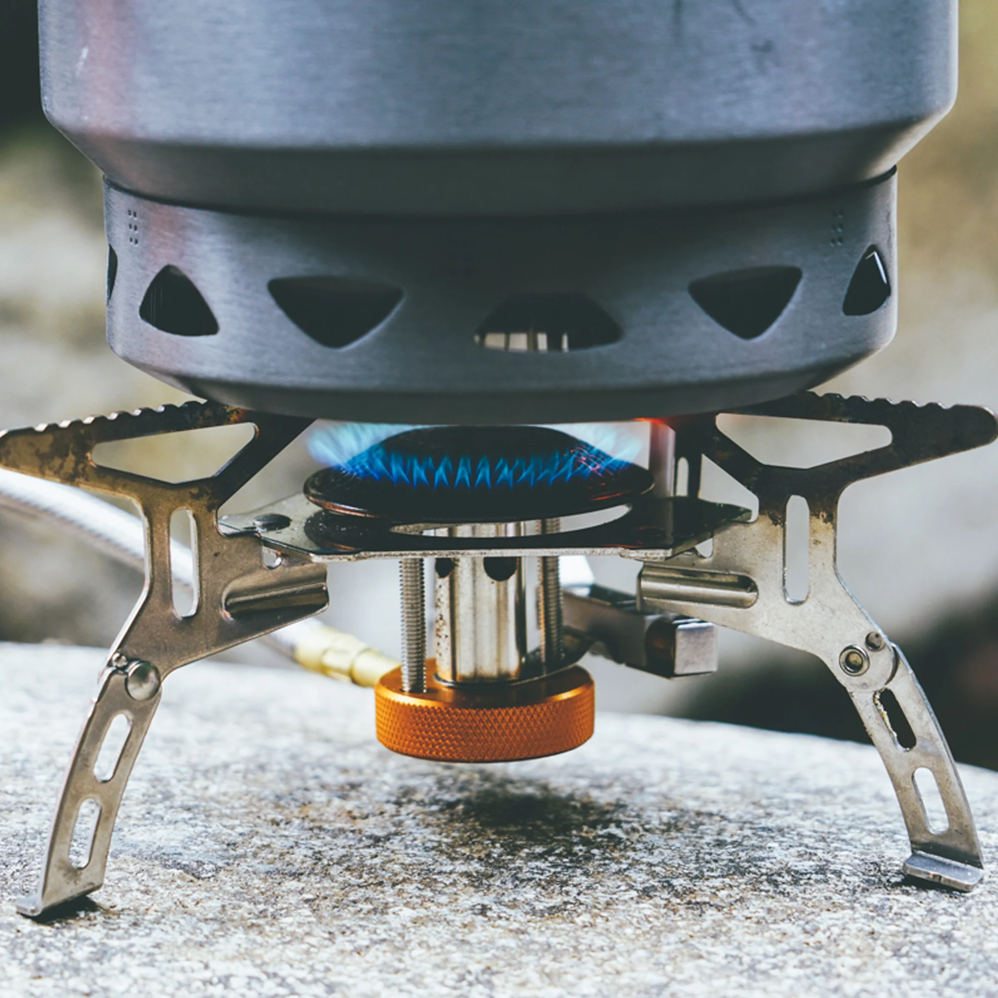 1pc Customized Logo Camp Stove Portable Gas Stove Burner Mini Remote