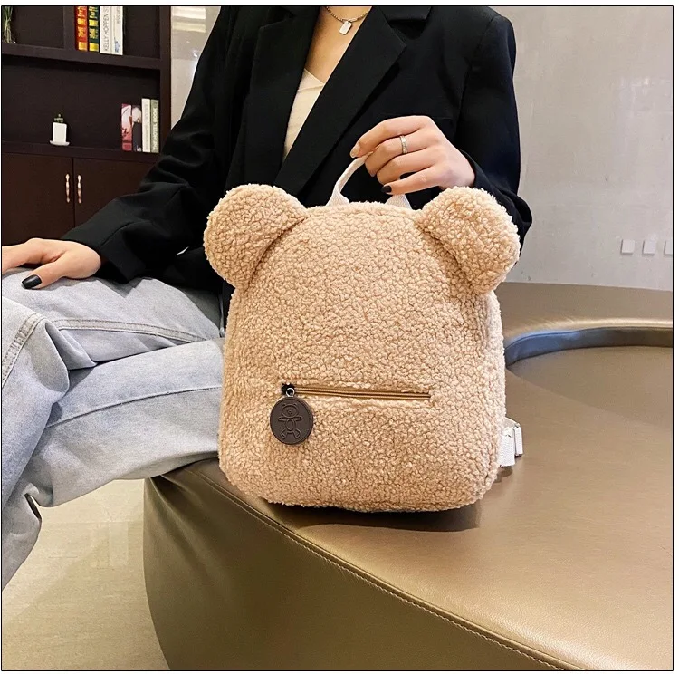 custom plush backpack