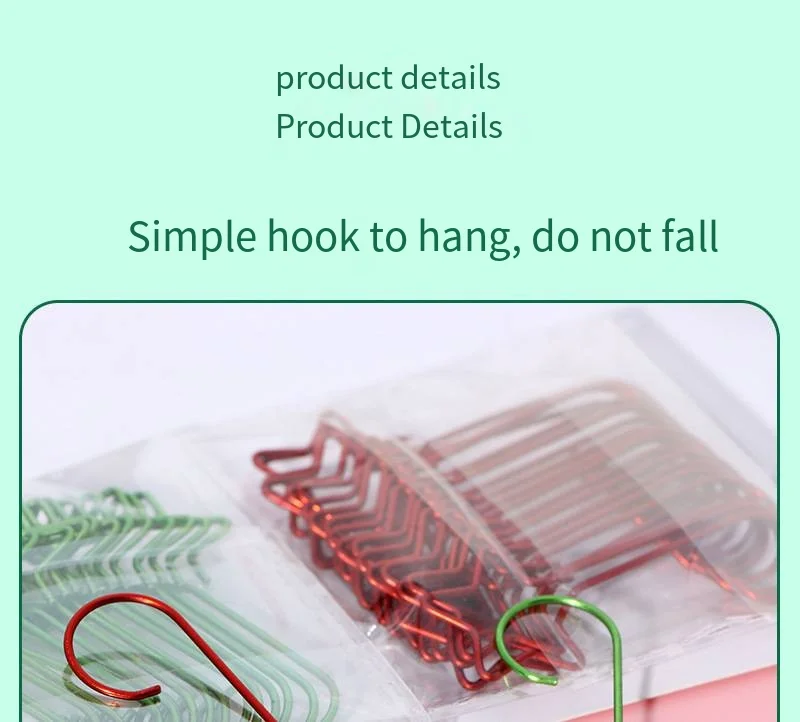 Christmas S Hook Holiday Metal gift ornaments Hook Multi-functional stainless steel decorated with small novelty hookss factory