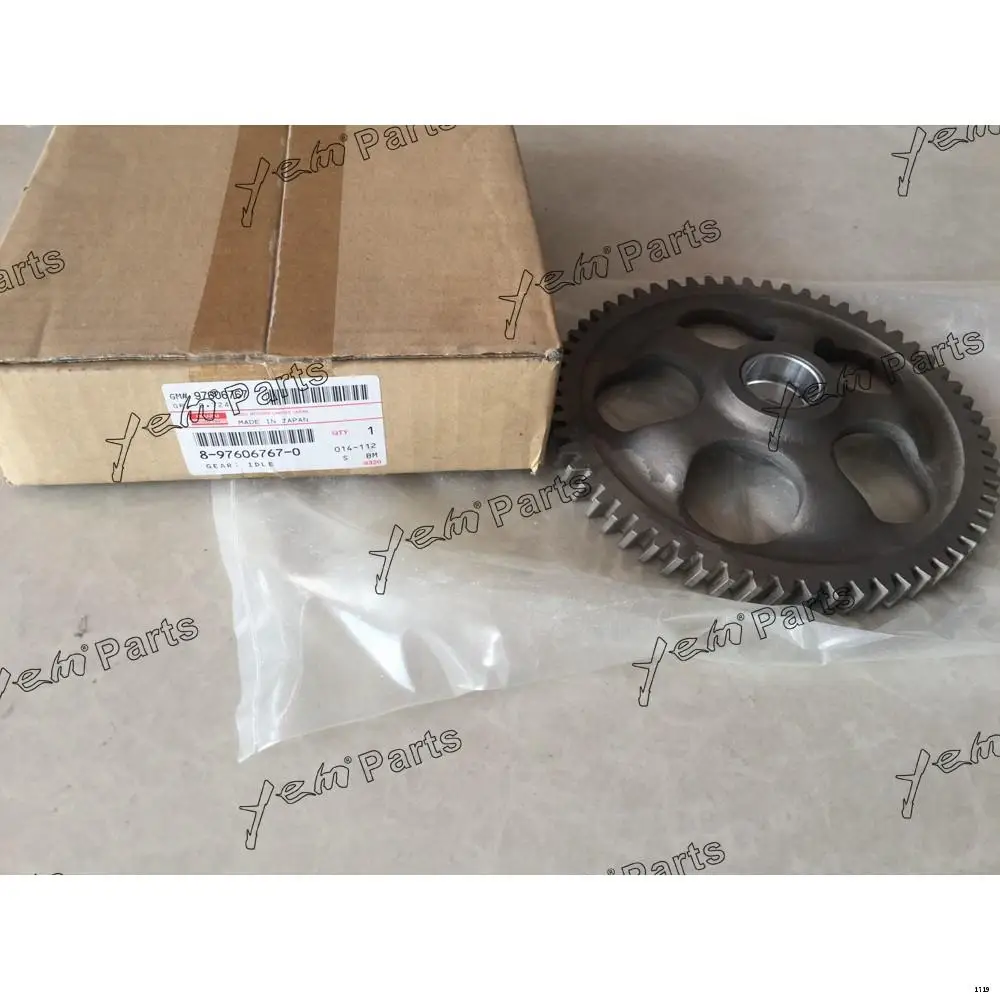 4HK1 Idler Gear 61 8-97606767-0 for Isuzu Engine Spare Part