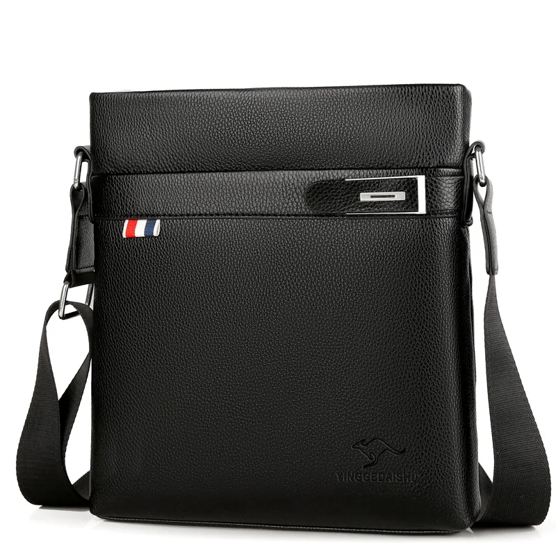 Custom Private Label Handbags PU Leather Side Sling Shoulder Ladies Office  Bag School Men's Travel Chest Crossbody Messenger Bag