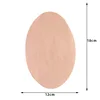 Elastic fabric - oval shape, skin tone /10pcs