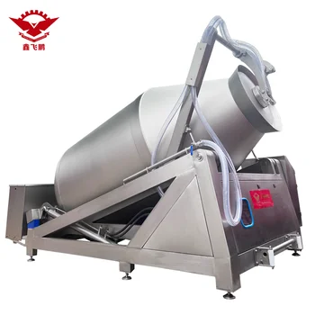 Industrial Stainless Steel Tiltable Meat Products Hydraulic Tumbler Sus304 Vacuum Meat Tumbler Marinator Machine