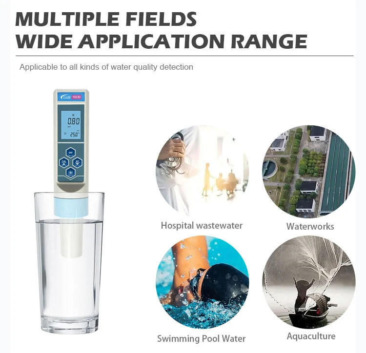 FLYGOO DOZ30 Измеритель Растворенного озона анализатор в воде портативный O3 тестер датчик для