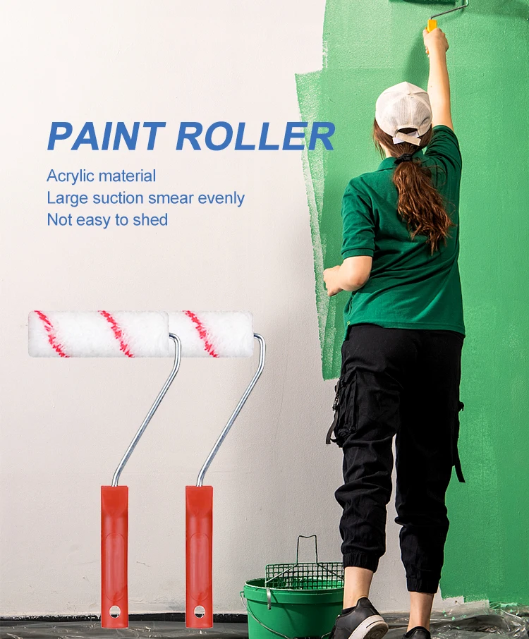 10 Inch Paint Roller Refill Fit For Euro Type Slipon Frame For Water