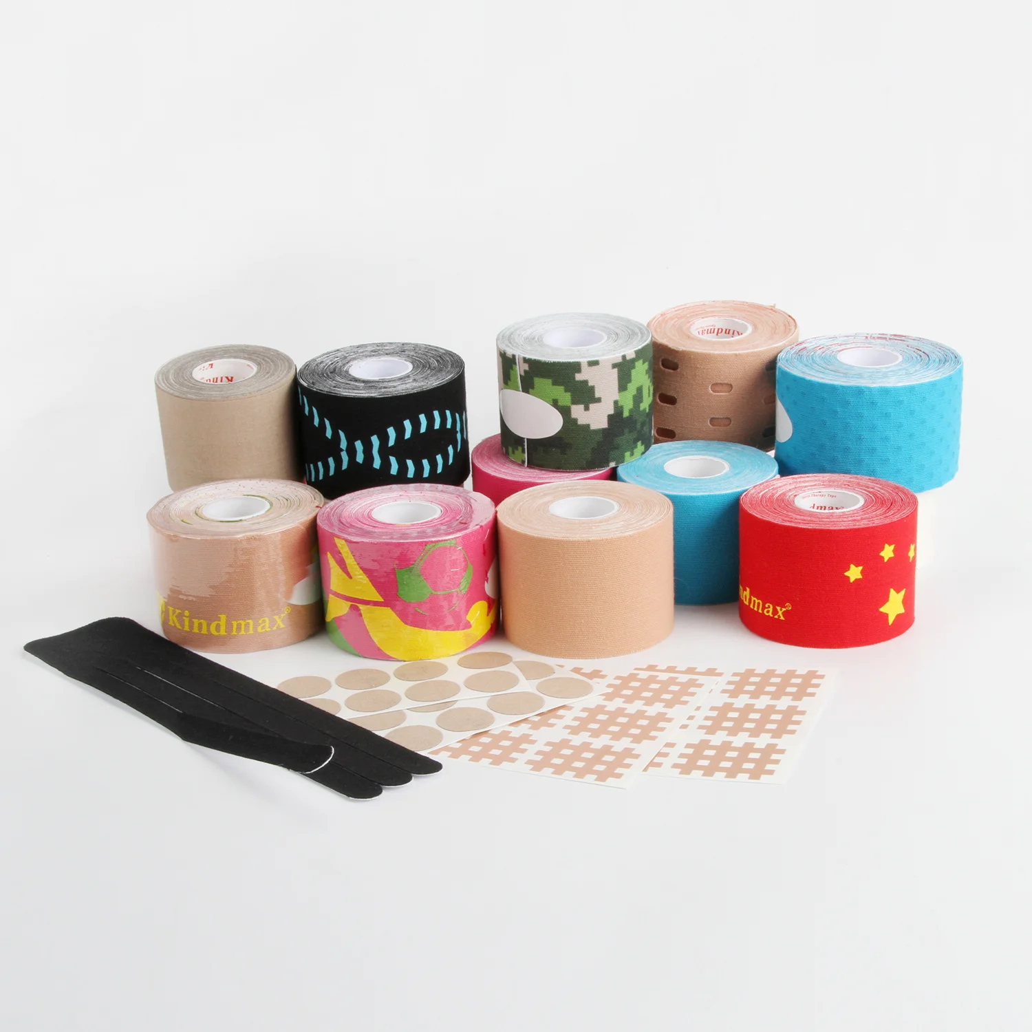 {Бесплатный образец} 5 см x м кинезиологическая лента спортивная много цветов на