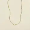 Paper clip chain + loose ring Main picture (45+5cm)