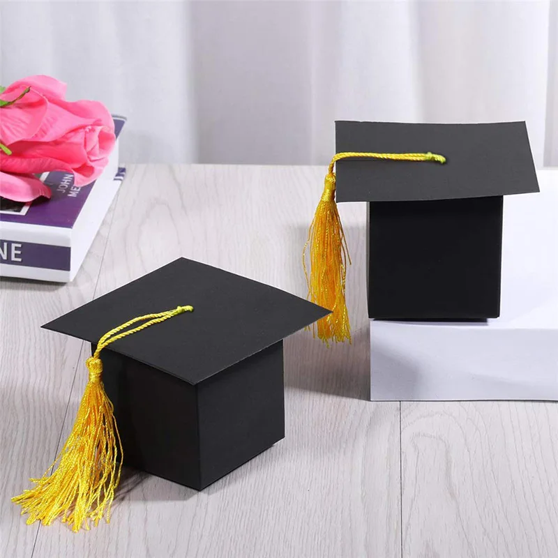 Regalos Graduacion 40 Cajas De Graduación En Forma De Birrete