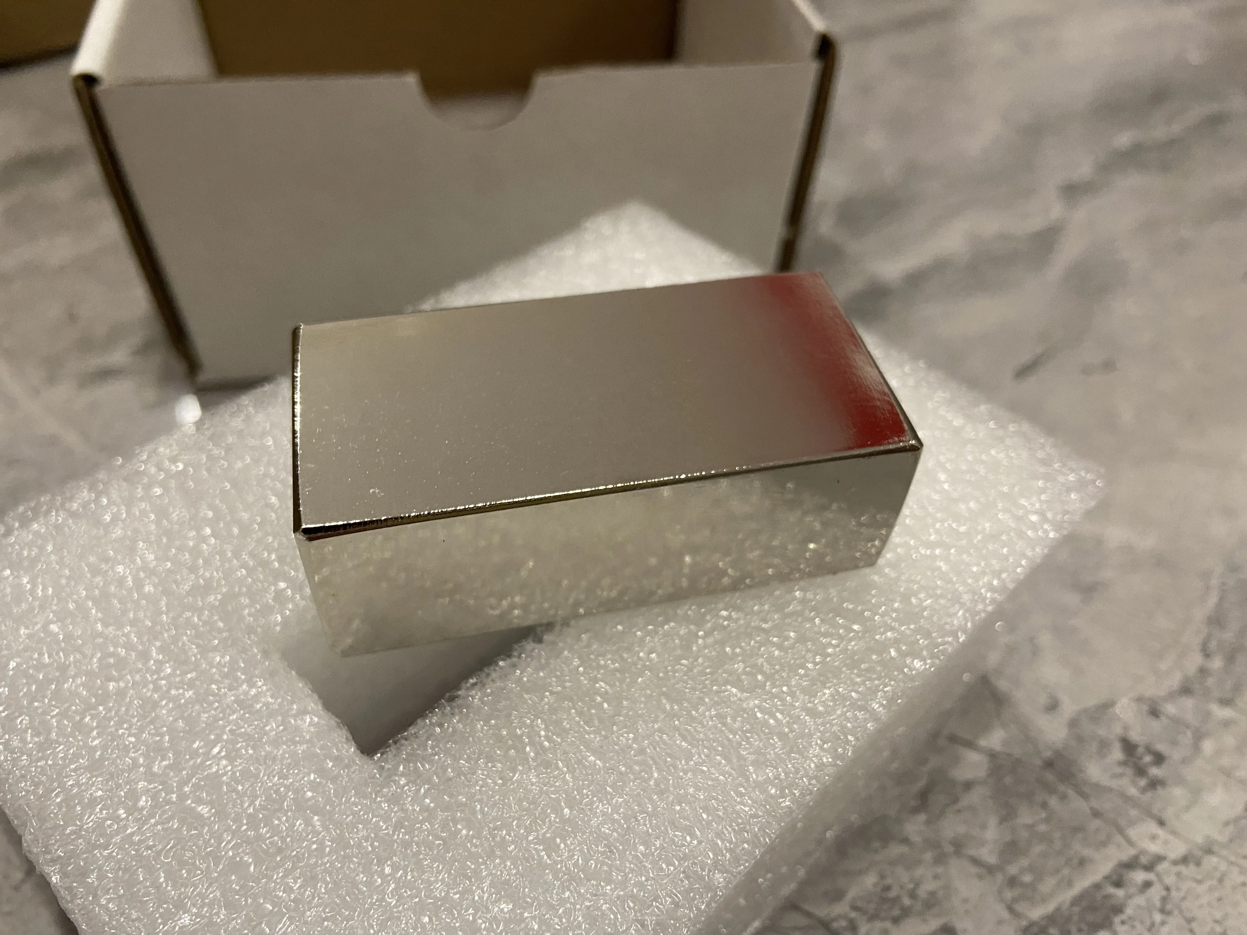 Coating Permanent Block Magnet Bending Welding Gold 60x30x20mm N52 Big Rectangular Neodymium Magnet N35 Grade N42 Model Number