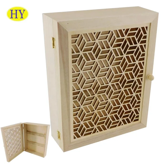 Деревянная настенная декоративная коробка для ключей по лучшей цене