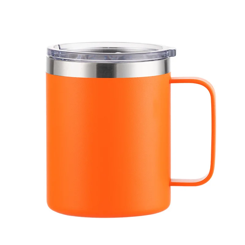 Custom Camp Coffee Travel Mug With Handle For Hot Drinks Sus304