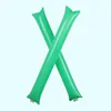 Green inflatable stick