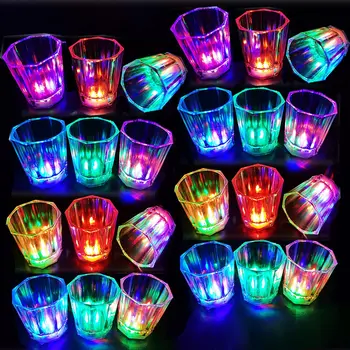Good Price Of Led Shot Glasses Glowing Party Cups Light Up Shot Glasses