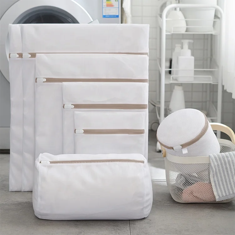 Женская Сетчатая Сумка из полиэстера для машинной стирки Экологически чистая сумка стиральной машины с пользовательским