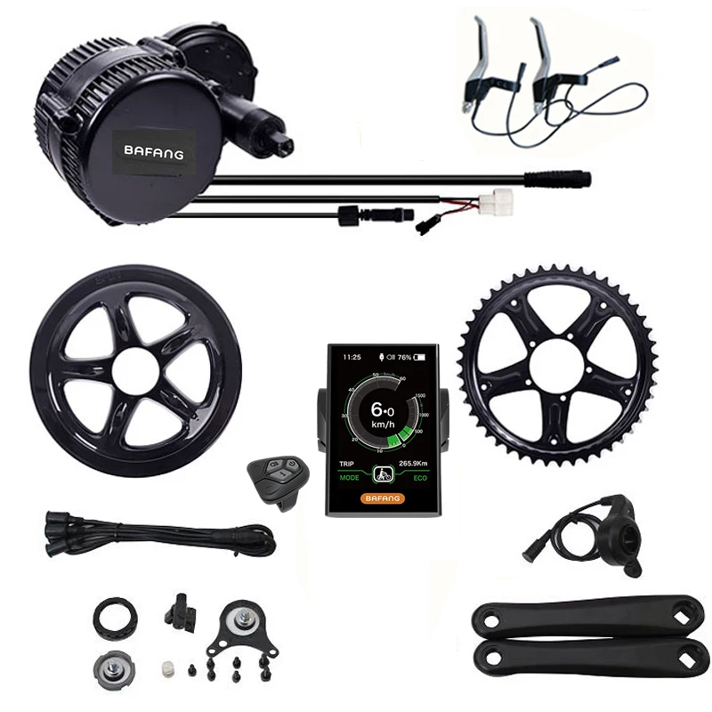 Bafang bbs 01 02 03 hd 36v 48v 250w 300w 350w 500w 750w 1000w 1500w  Electric Bike Center Crank Mid Drive Motor Conversion Kit